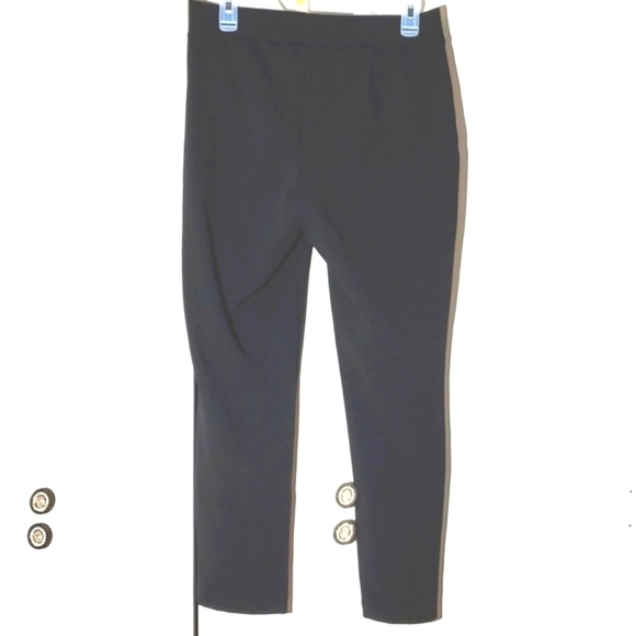 Vince Camuto- Black front slit Dress Pants Neutral Mod Sz.Small - Picture 3 of 5